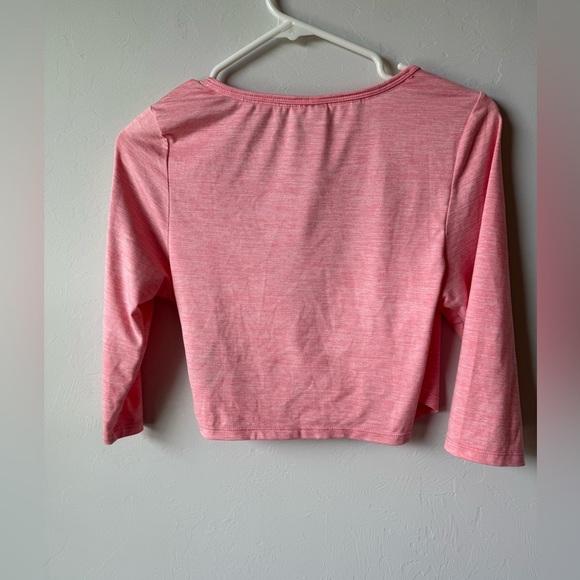 Gymshark Sportycore Light Pink Wrap Active Top - Picture 4 of 4